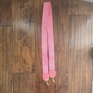 Clare V Pink Webbing Shoulder Strap for Handbags